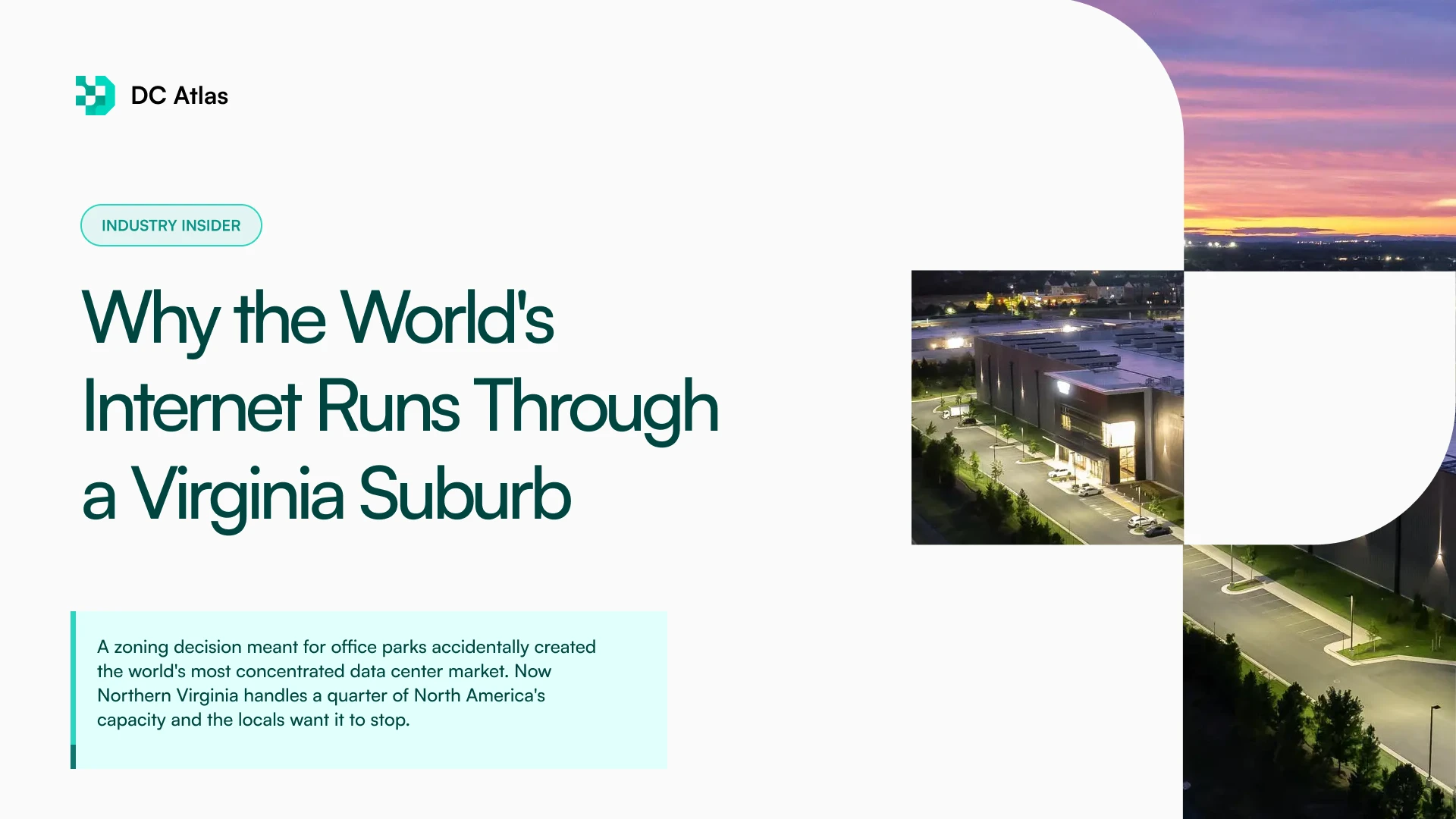 Ashburn Didn't Plan to Become the Center of the Internet. Now It Can't Stop.