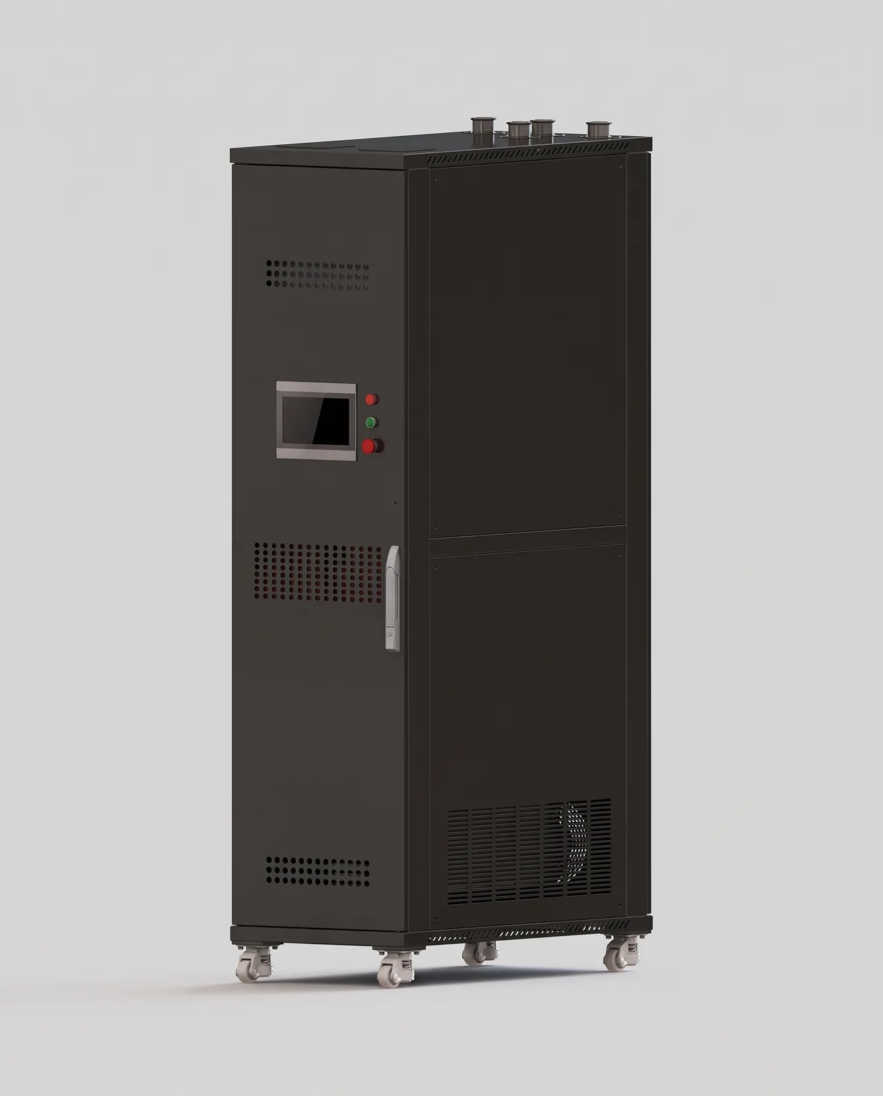 Gerchamp CDU3680 L2L 680kW In-Row CDU — elevation