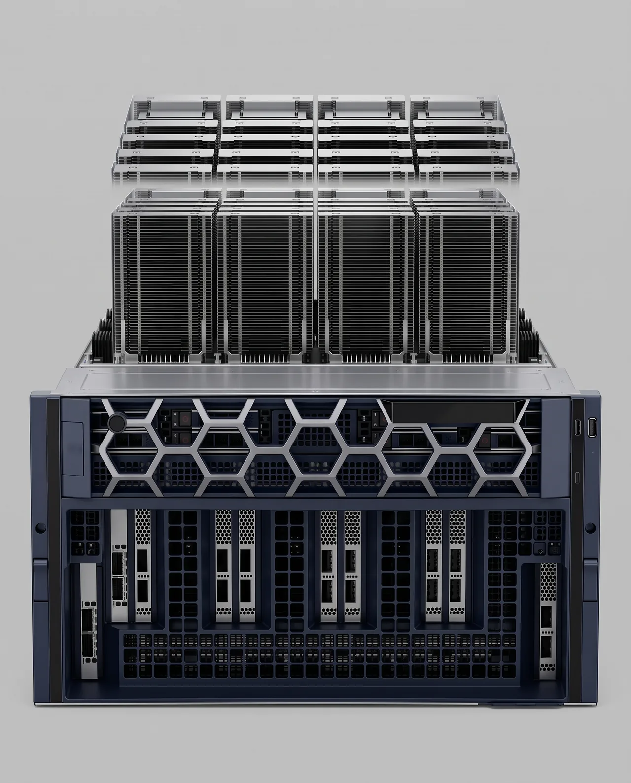 Dell PowerEdge XE9680 (8x AMD Instinct MI300X) — elevation