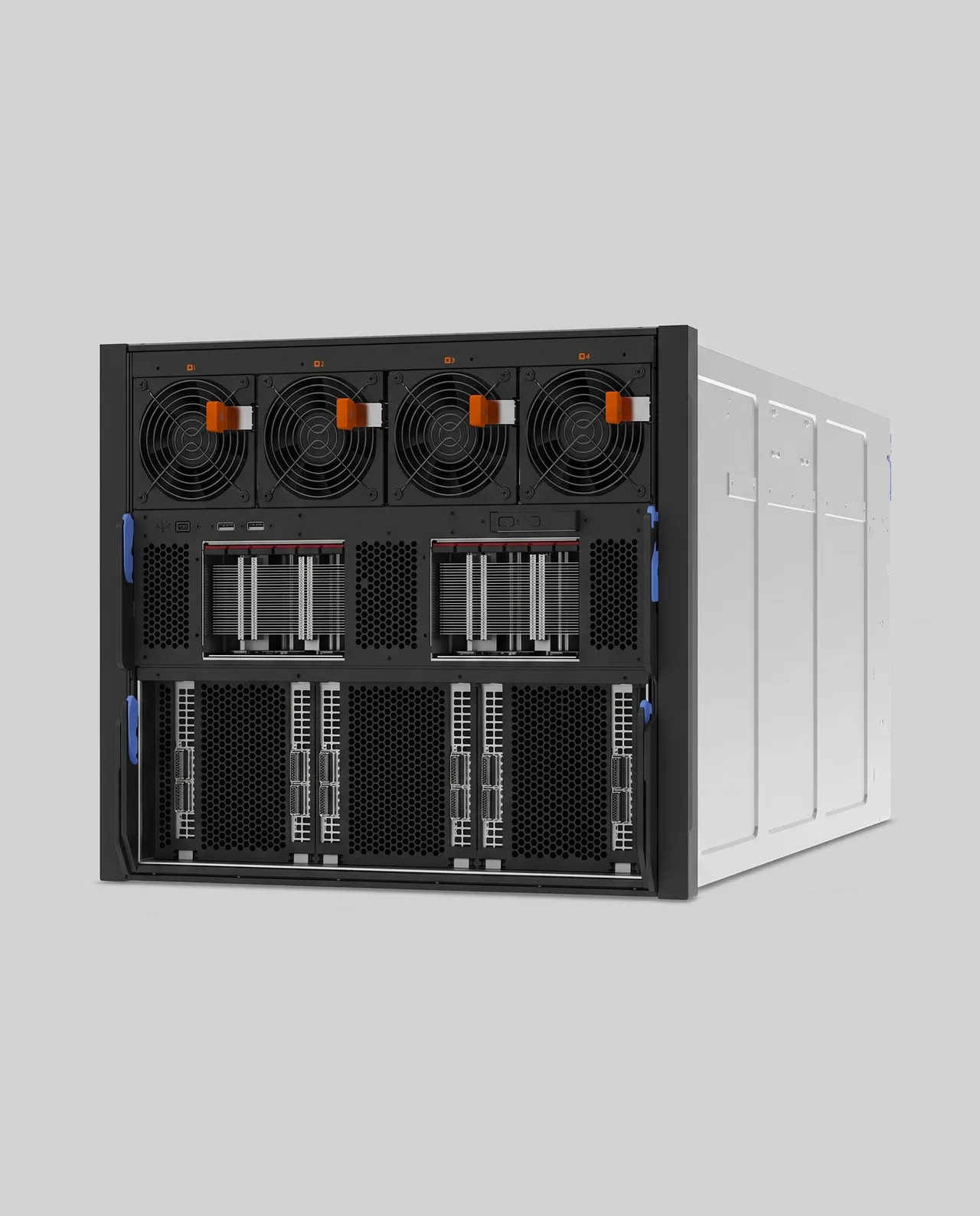 Lenovo ThinkSystem SR680a V3 (8x NVIDIA H100) — render