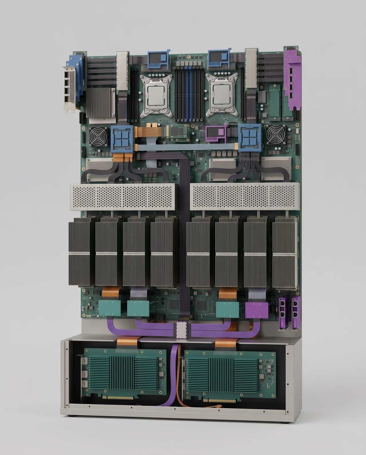 NVIDIA DGX H100 — elevation