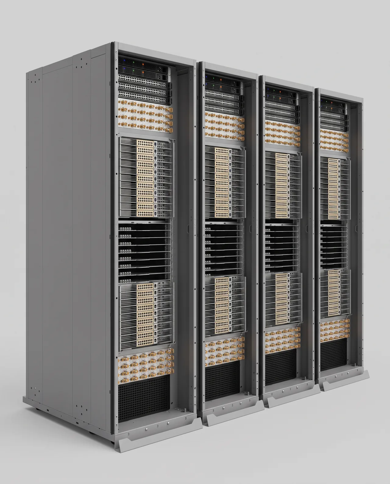 Dell PowerEdge XE9712 in IR9048 rack — render