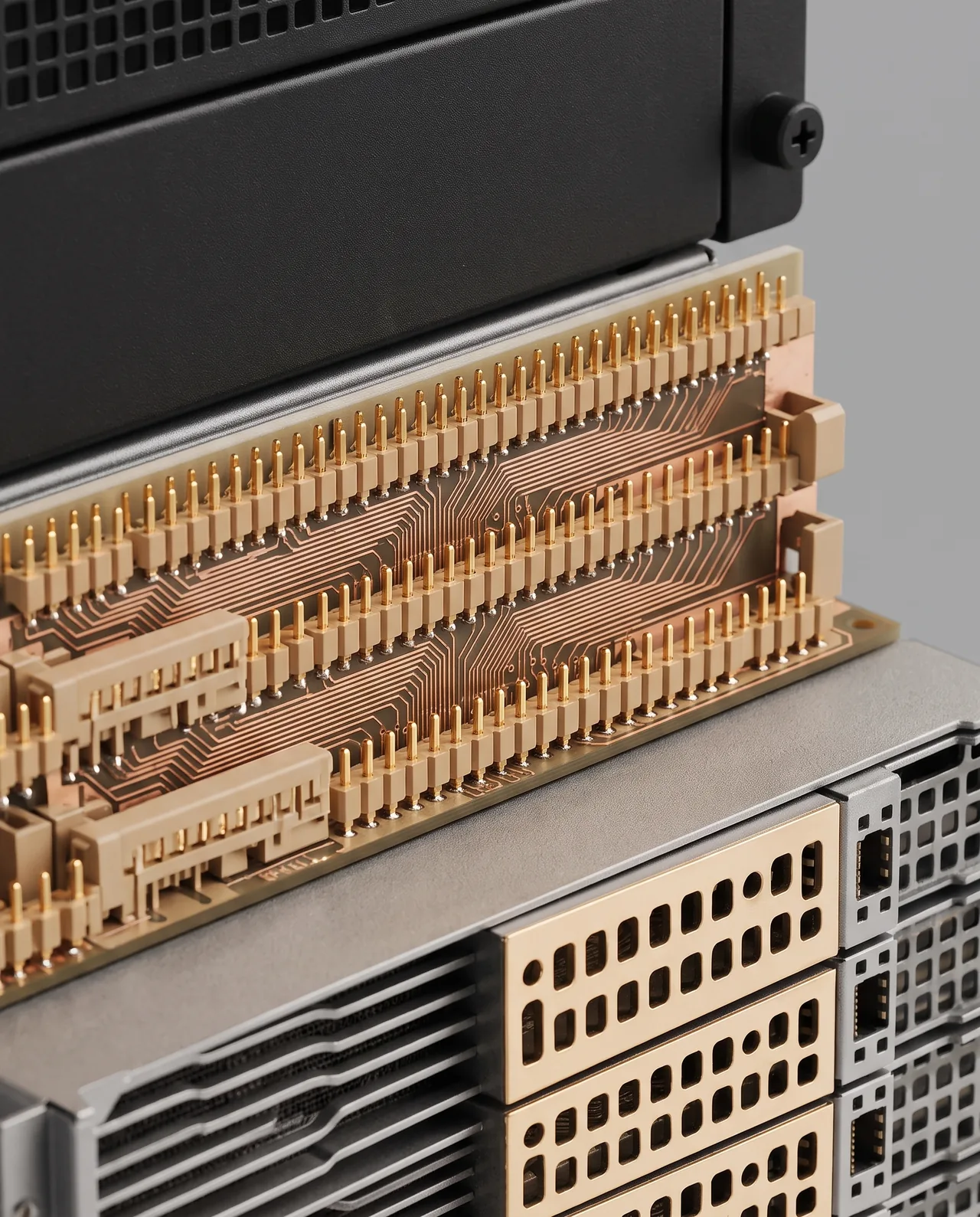 Dell PowerEdge XE9712 in IR9048 rack — detail