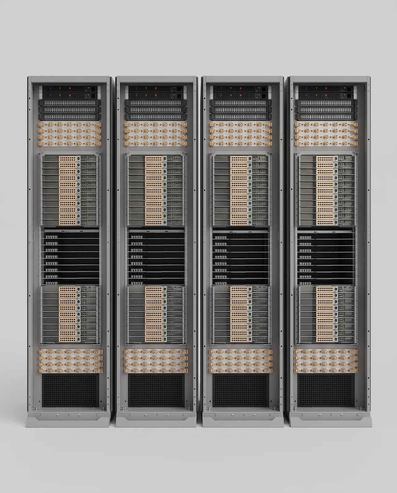 Dell PowerEdge XE9712 in IR9048 rack — elevation