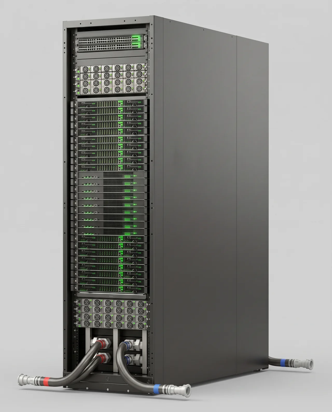 NVIDIA GB200 NVL72 by HPE — render