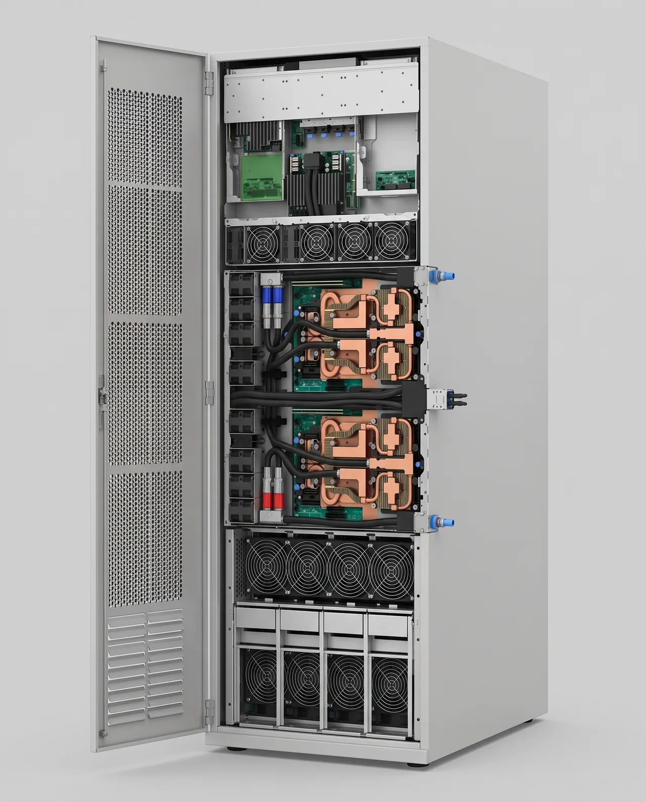 Lenovo NVIDIA GB300 NVL72 Rack Scale AI (Type 7DJV) — render